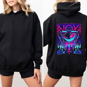 Hazbin Hotel VOX Hooded Sweatshirt | Hazbin Hotel Vox | Hazbin | Alastor | Charlie Hazbin Hotel | Vox | Trendy | Oversized | Sweatshirts