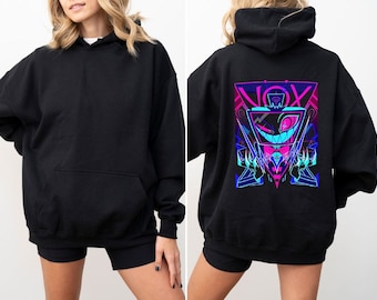 Hazbin Hotel VOX Hooded Sweatshirt | Hazbin Hotel Vox | Hazbin | Alastor | Charlie Hazbin Hotel | Vox | Trendy | Oversized | Sweatshirts