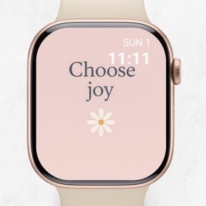Daily Motivation Apple Watch Face | Minimal Aesthetic Apple Watch wallpapers - Positive Energy Every Day