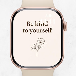 Daily Motivation Apple Watch Face | Minimal Aesthetic Apple Watch wallpapers - Positive Energy Every Day