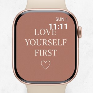 Daily Motivation Apple Watch Face | Minimal Aesthetic Apple Watch wallpapers - Positive Energy Every Day