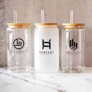 Custom Office Drinkware, Personalized Steel Tumbler, Marketing Gift, Company Merch, Custom Glass Coffee Cups, Engraved Tumbler for Work