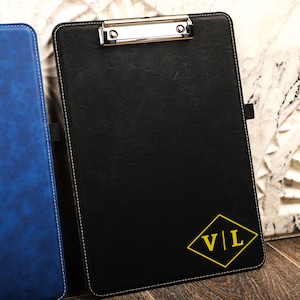 Presse-papiers monogramme personnalisé, presse-papiers monogramme personnalisé gravé, presse-papiers en cuir, cadeau personnalisé, cadeau pour lui, cadeau de bureau