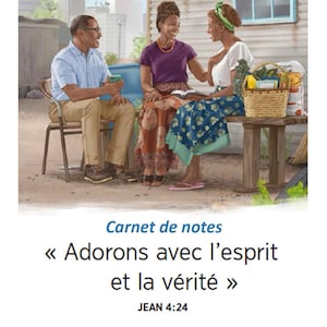 JW Carnet de notes NUMÉRIQUE pour l'Assemblée de circumscription 2025-26 "Adorons avec l'esprit et la vérité": Mon carnet de notes pratique