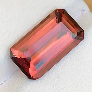 5.2 CTS Emerald Cut Beautiful Colour of Tourmaline from Africa image 2