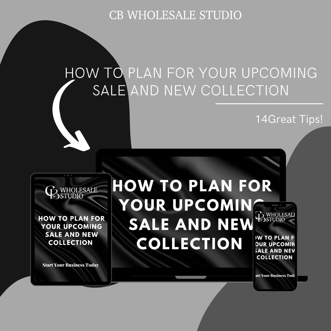 How to Plan for Your Sale and New Collection Digital Download Diy Ebook Etsy