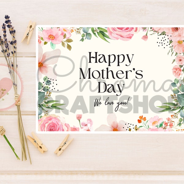 Unique Mother's Day Card, Digital Download, Printable Greeting Card for Mom, FREE ITEM, Printable card