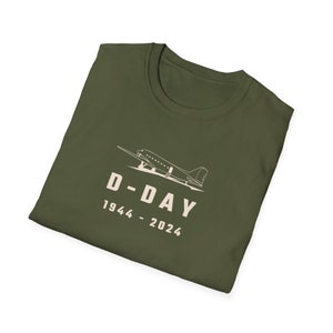 Unisex t-shirt, 80th anniversary D-day, Normandie, June 6, 2024, 1944 - 2024
