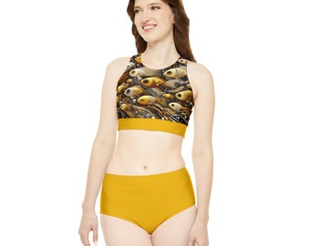 Conjunto de bikini deportivo (AOP)