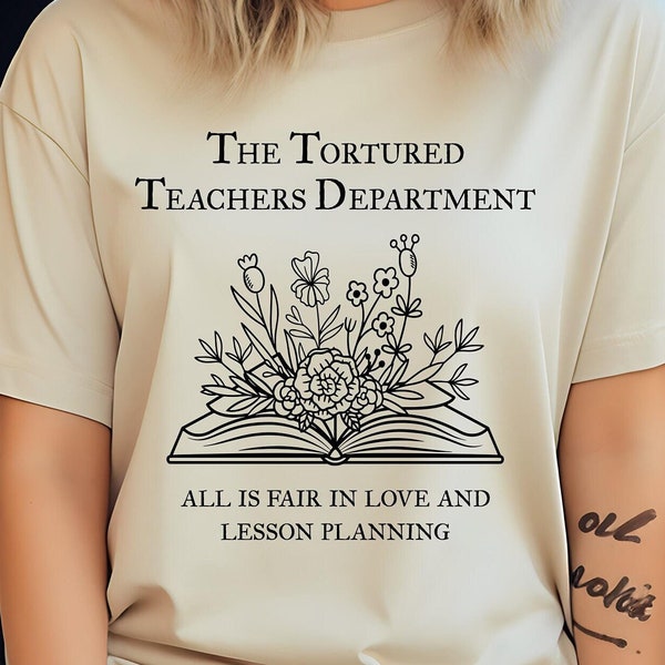 Tortured Teachers Department Shirt, Teacher All is Fair T-shirt, Trendy Teacher Tshirts, Funny Teacher Shirt, Trending Teacher Memes,