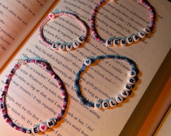 Personalized Seed Bead Name Bracelet: Friendship Jewelry