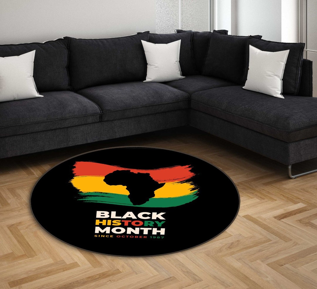 Aka Black History Rug, Black History Month Area Rug, African American ...