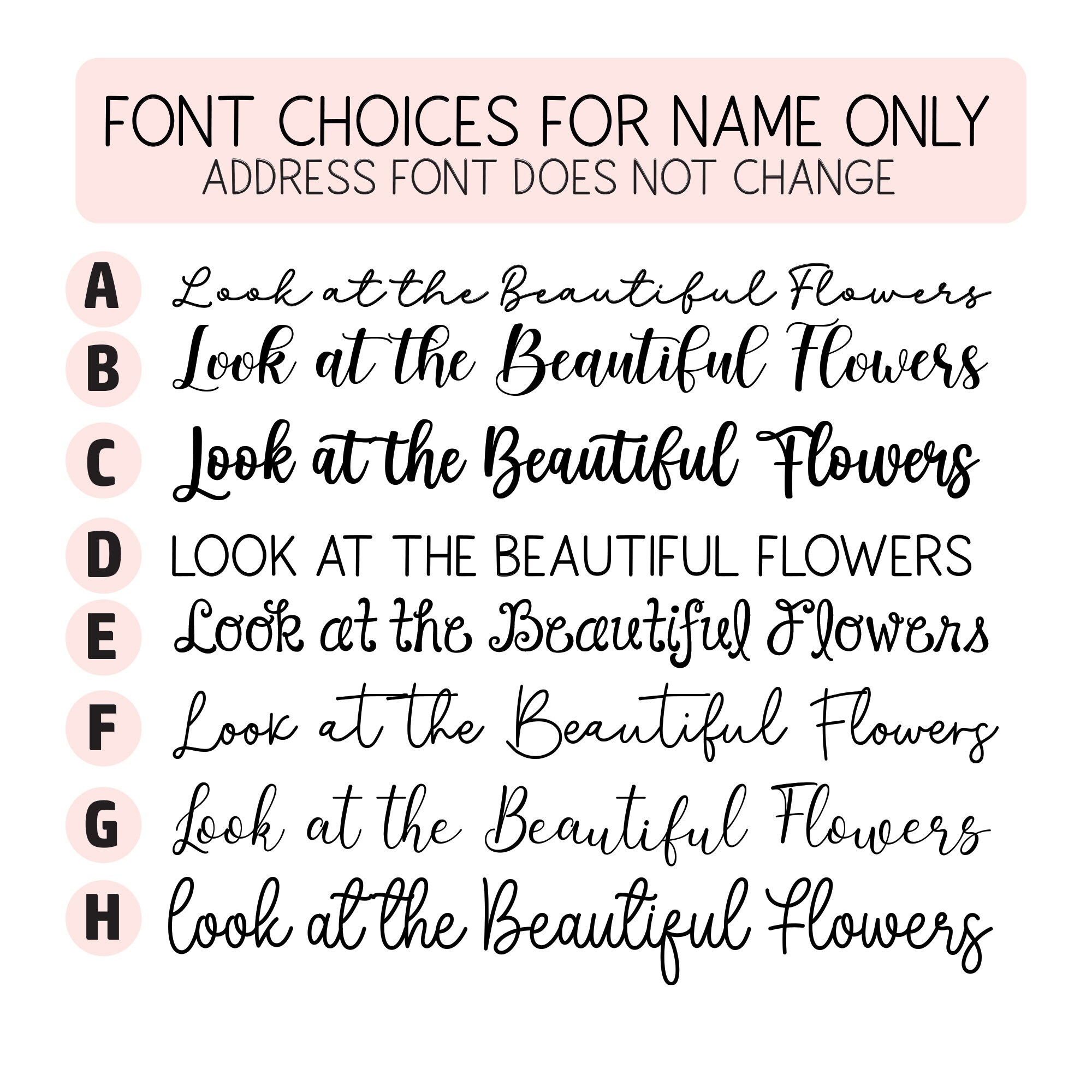 Personalized Return Address Labels – 30 Flower In Flower Pot Design – 1" X 2.625" – Matte Stickers