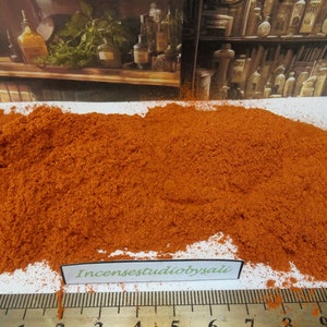 Red Sandalwood powder for incense burning Or crafts, ethically harvested Indian Sandalwood powder, Santalum