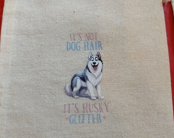 Husky-Glitzer – Leckerli-/Geschenktüte