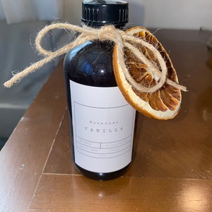 Homemade Madagascar Vanilla Extract