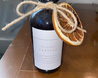 Homemade Madagascar Vanilla Extract