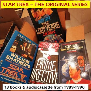 Star Trek-Original Series 13 Book/audiocassette Collection - Published 1989-1990