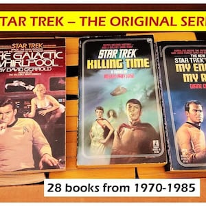 Star Trek-Original Series 28 Book Collection - Published 1970-1985
