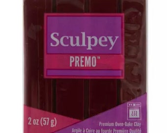 Pâte à tarte au four Sculpey Premo 2 oz - Alizarin Crimson