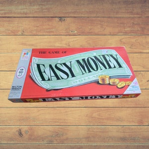 Easy Money Board Game - Milton Bradley - Vintage 1956 Edition - Complete - Very Good Condition