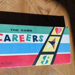 Careers - Vintage Board Game by Milton Bradley - 1955 Edition - Complete - Good Condition