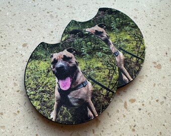 Personalized Custom Picture Car Coasters, Photo Gifts Car Accessories