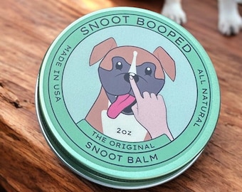 Organic Dog Nose and Paw Balm - Natural Moisturizer, 2 Oz