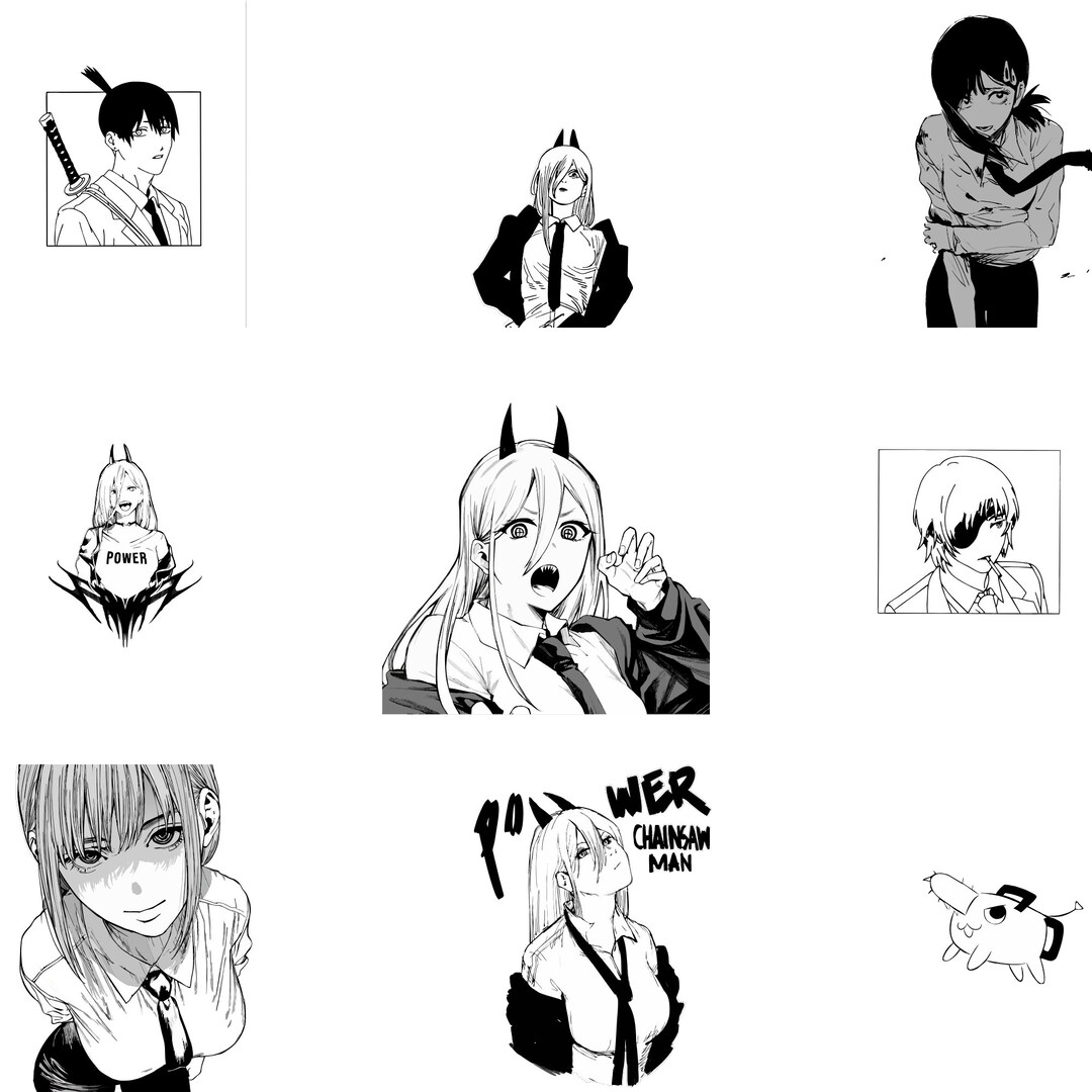 Anime Vector Bundle, Anime Clipart, Anime Stencil, Instant Download - Etsy