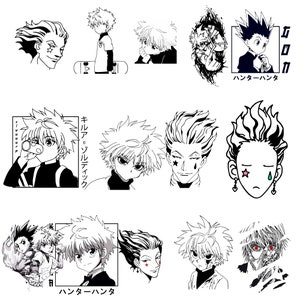 Pacchetto Anime Svg Png, clipart anime, vettore anime, download istantaneo anime