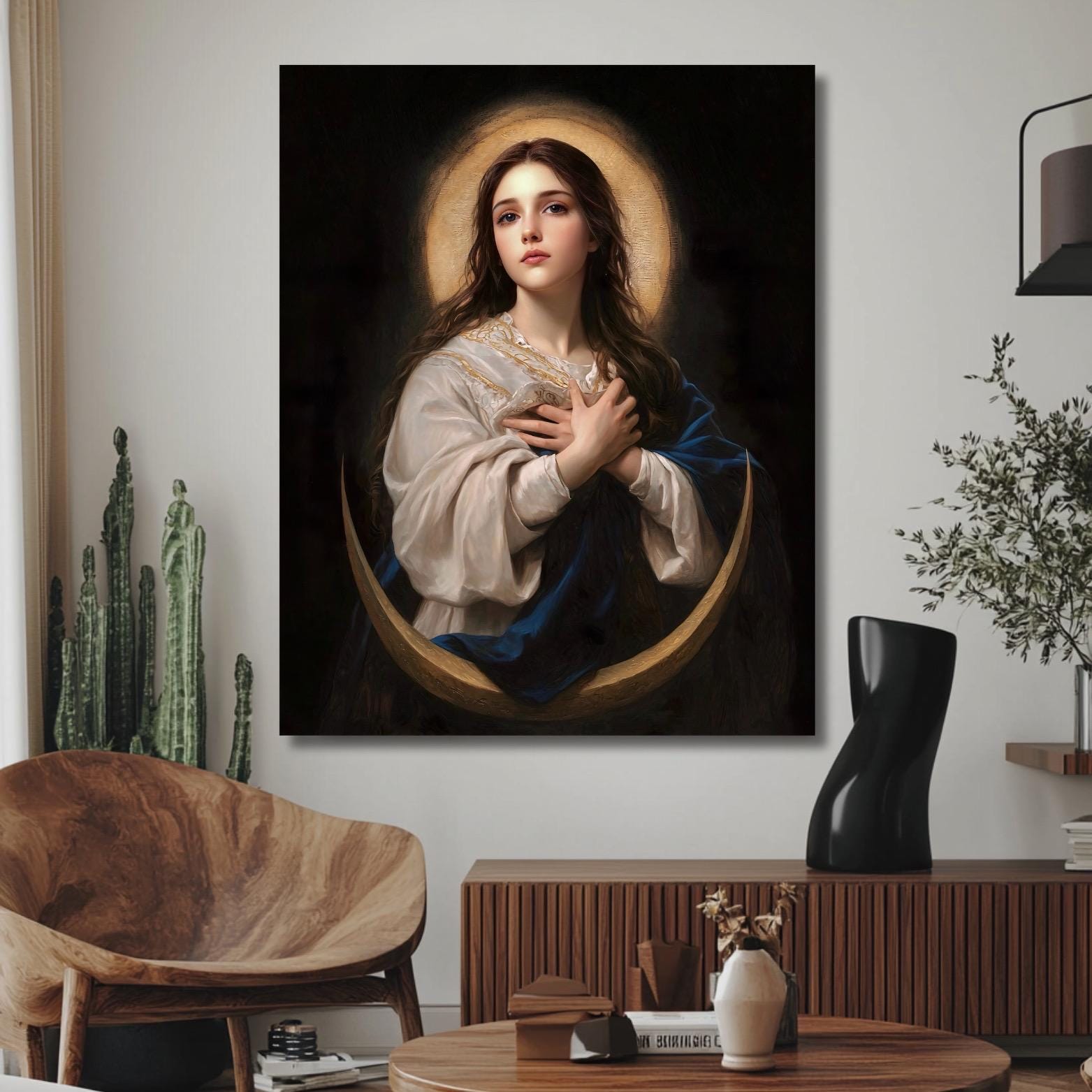 無原罪懐胎の聖母マリア キリスト教カトリックの美術 信仰のアート