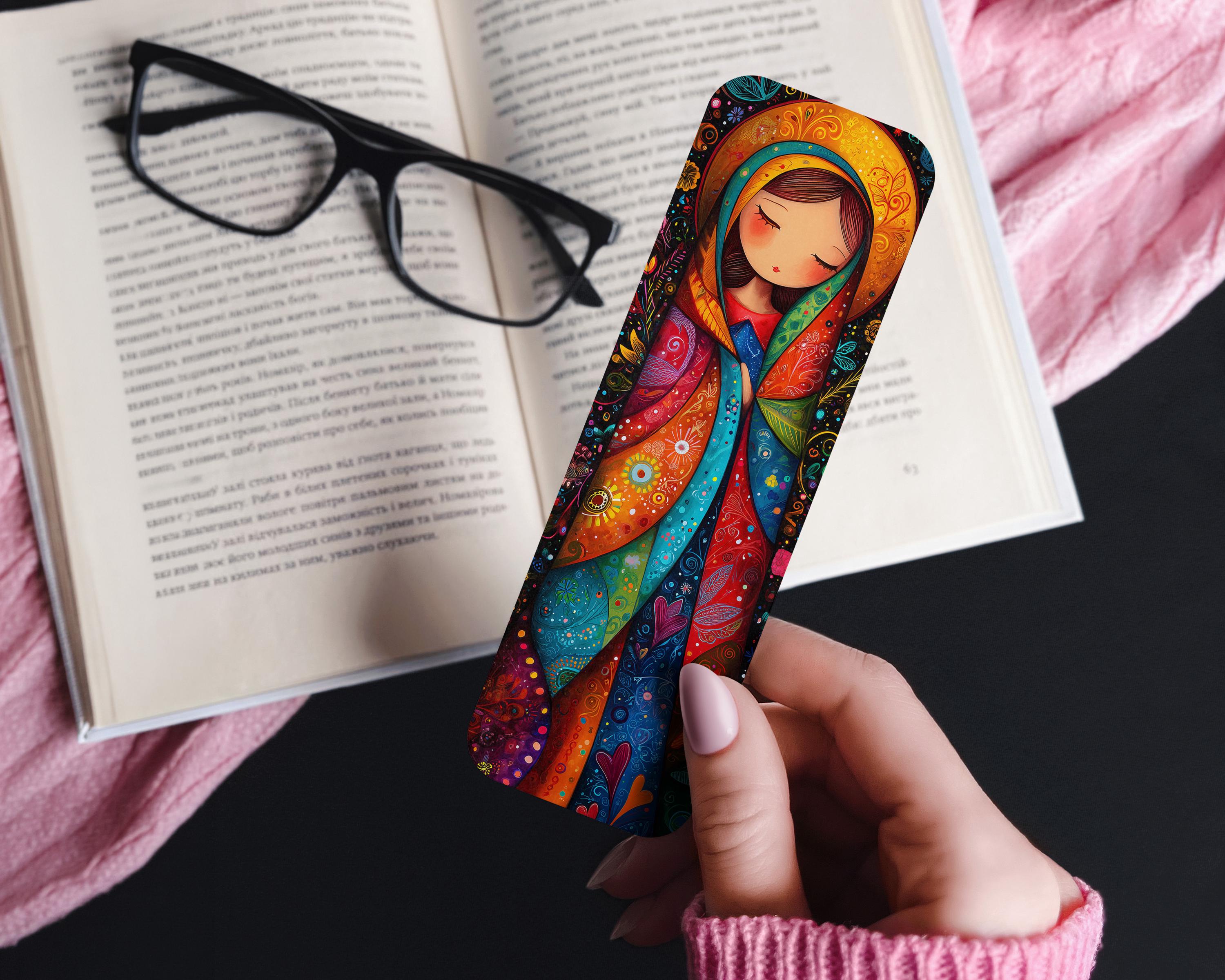 Virgin Mary Printable Bookmark Set of 4 Bible Bookmark Marian ...