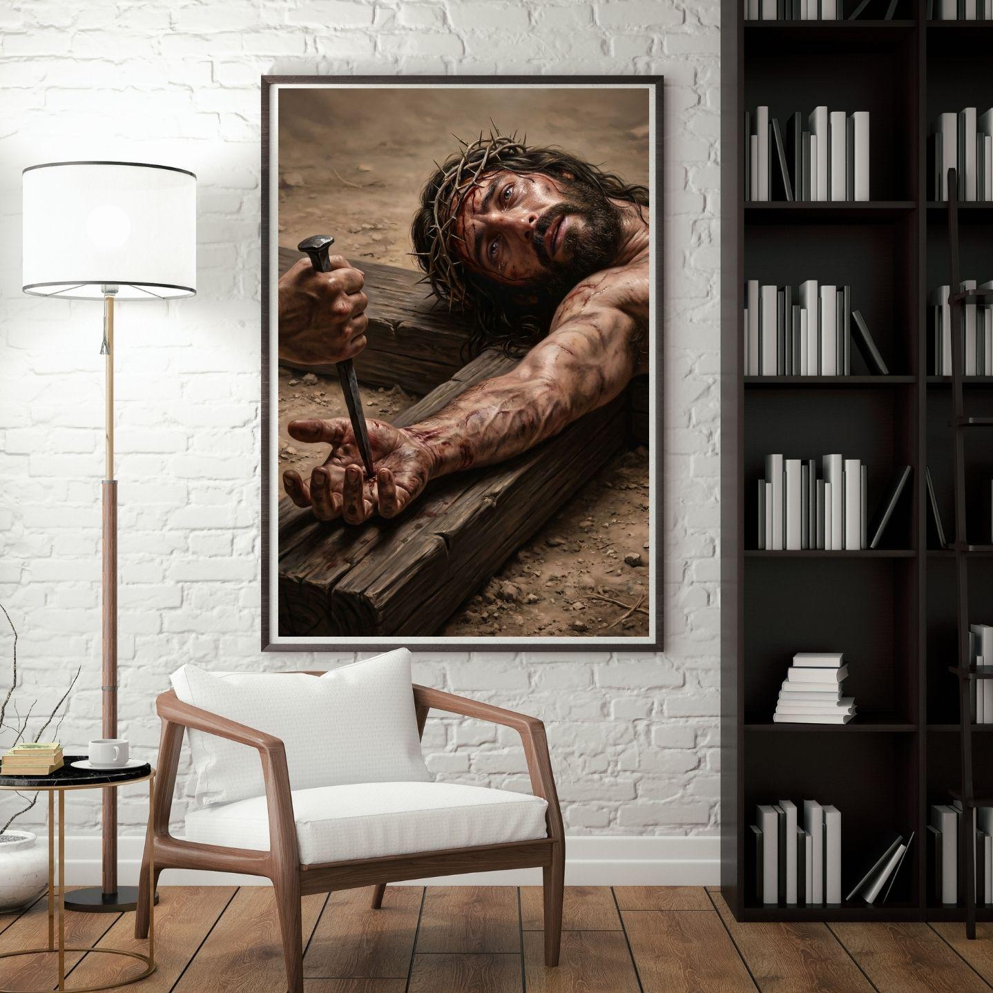 Jesus Crucifixion Christian Catholic Passion of Christ Artwork Holy ...