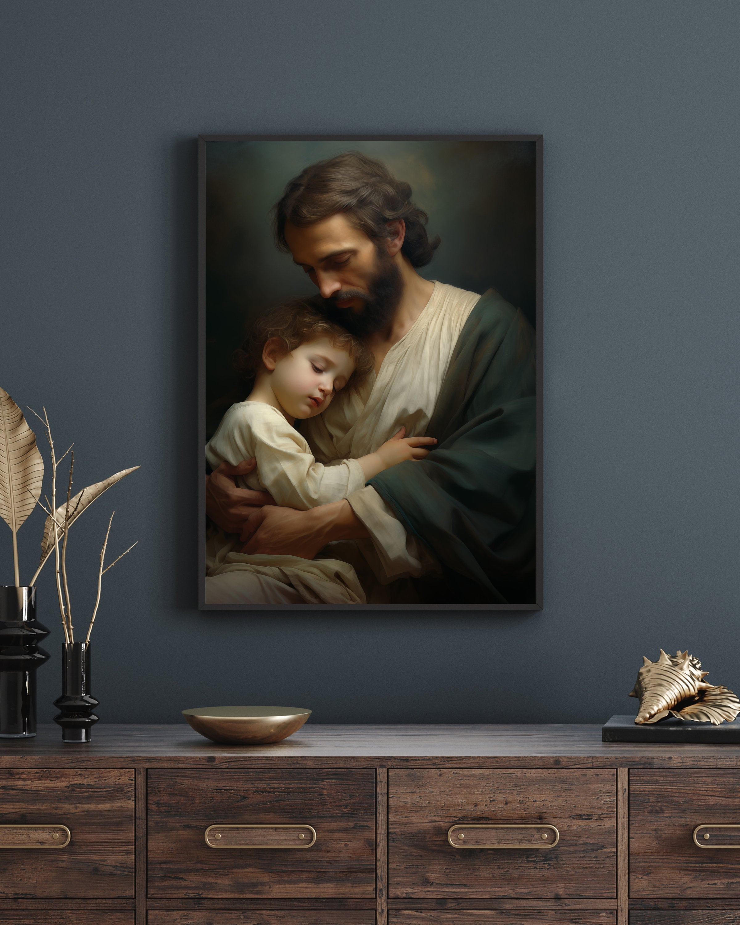 バックドロップ商事額装death nyc セイントジョセフとイエスの子ども il_fullxfull.5835172595_cnus.jpg