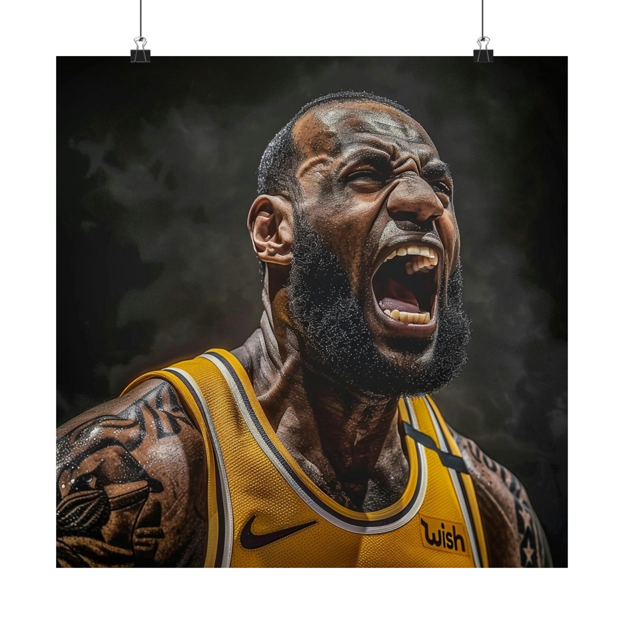 Lebron James Poster - Etsy