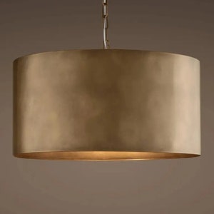 brass pendant light, kitchen island light, Hanging Lamp , art Decor lamp image 2