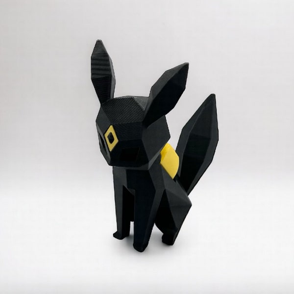 Umbreon Low Poly Mechanical Keyboard Switch Fidget Toy | Stress Relief, ASMR, ADHD, TCG, Button Clicker, Anime, Sensory, Multi-Color