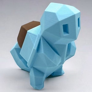 Squirtle Low Poly Mechanical Keyboard Switch Fidget Toy | Stress Relief, ASMR, ADHD, TCG, Button Clicker, Gaming, Sensory, Multi-Color