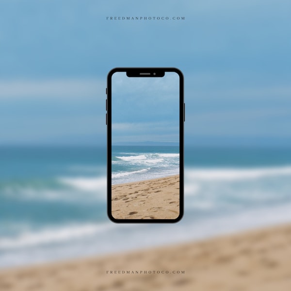 Summer Beach 35mm Film Screen Saver for iPhone and Android