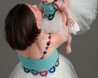 mom and daughter tutu dress