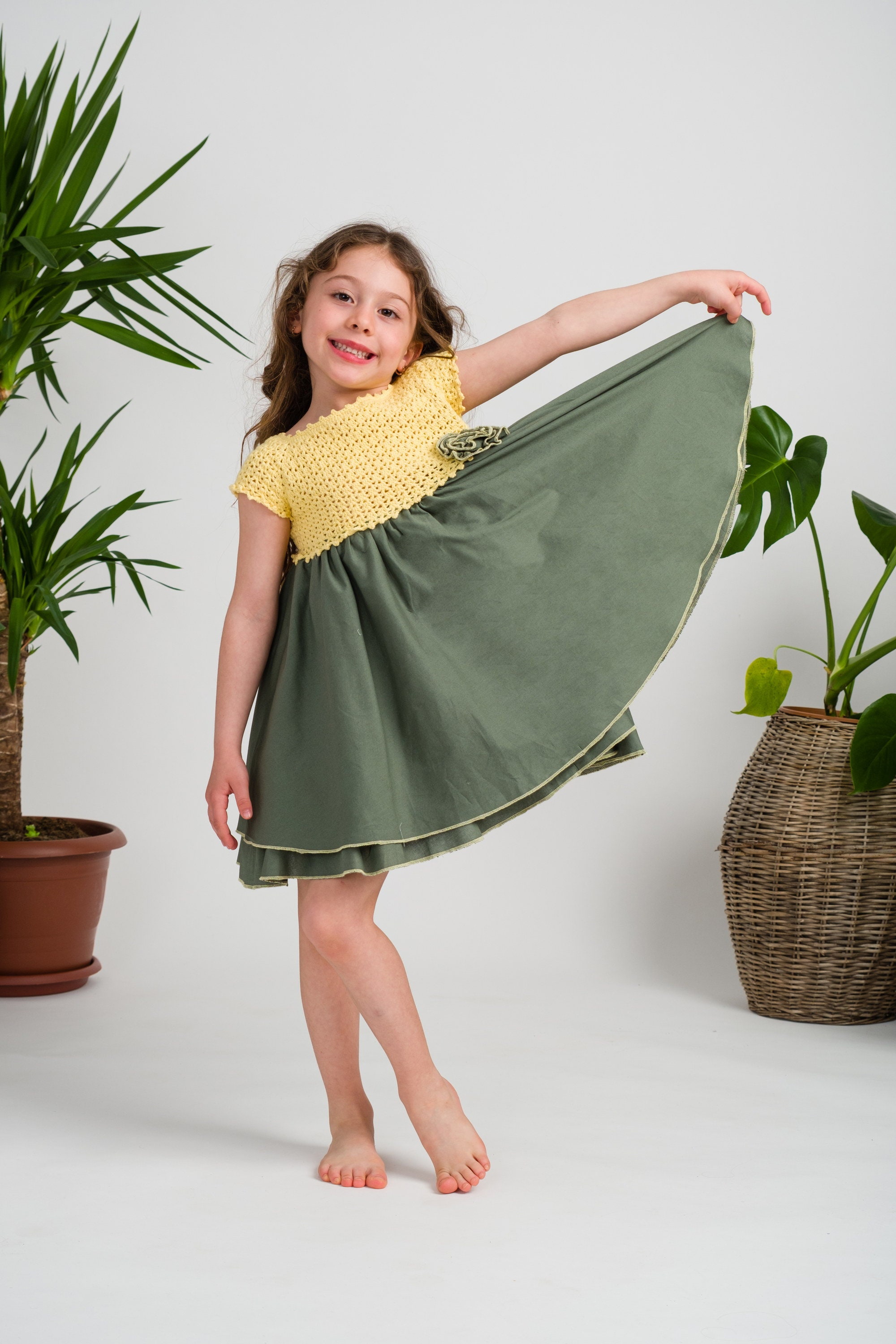 Tween Cascadian Crochet Dress main image 0