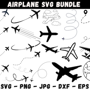Flugzeug svg, Flugzeug Clipart, Reise svg, Flugzeug Silhouette, Flugzeug Png, svg-Dateien für Cricut, Flugzeug svg, Flugzeug Herz svg