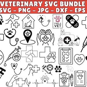 Veterinarian SVG Bundle\ Animals Svg\ Pet Doctor Svg\ Doctor Svg\ Animal Doctor Svg\ Dog Svg\ Cat Svg\ Small Animals Svg\ Cricut Svg
