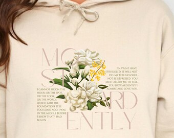 Bluza z kapturem w kwiaty Most Ardently