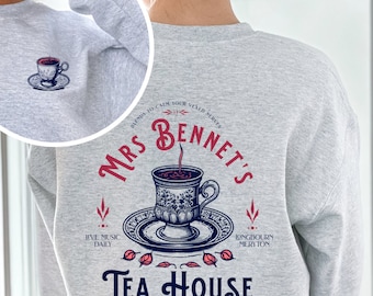 Herbaciarnia Pani Bennet PRZÓD I TYŁ Design Okrągły dekolt