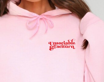 Bluza z kapturem „Nietowarzyski i małomówny” *Dostępna z haftem!*