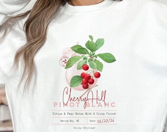 Cherry Hill Pinot Blanc Bluza z kapturem - Zabawna historia