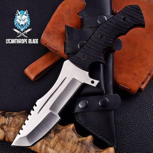 CS:GO Huntsman Knife | Handmade Knife with Premium Leather Sheath | Game Replica Knife | Gift for Him | Anniversary Gift | Christmas Gift