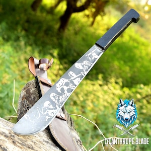 Machete fatto a mano / Machete di Venerdì 13 / Replica del film / Replica del coltello / Oggetti di scena del film / Regalo per il fidanzato / Regalo per uomo / Regalo di Natale