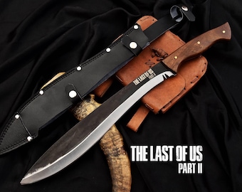 The Last of Us: Part II: Ellie's machete | TLoU 2 kapmes | Handgemaakt mes | Gamingmes | Spelrekwisieten |  Cadeau voor mannen | Valentijnsdagcadeau